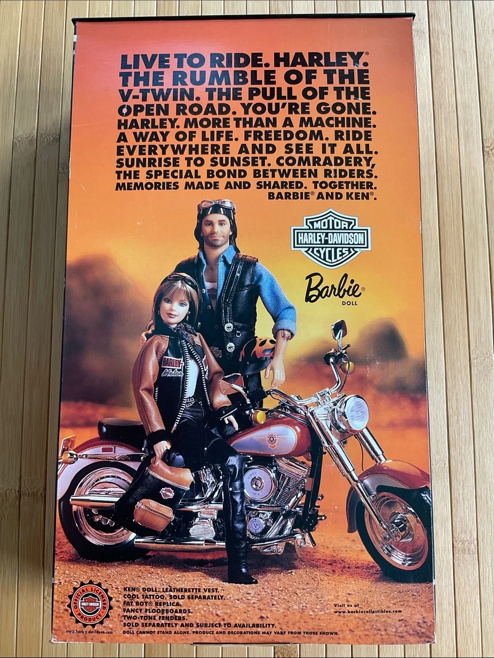 Harley Davidson Motorcycles Barbie Doll 1999